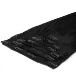 Clip in Extensions 50cm 70g 01 Donker Zwart-0