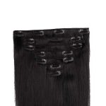 Clip in Extensions 60cm 160g 01 Donker Zwart-0